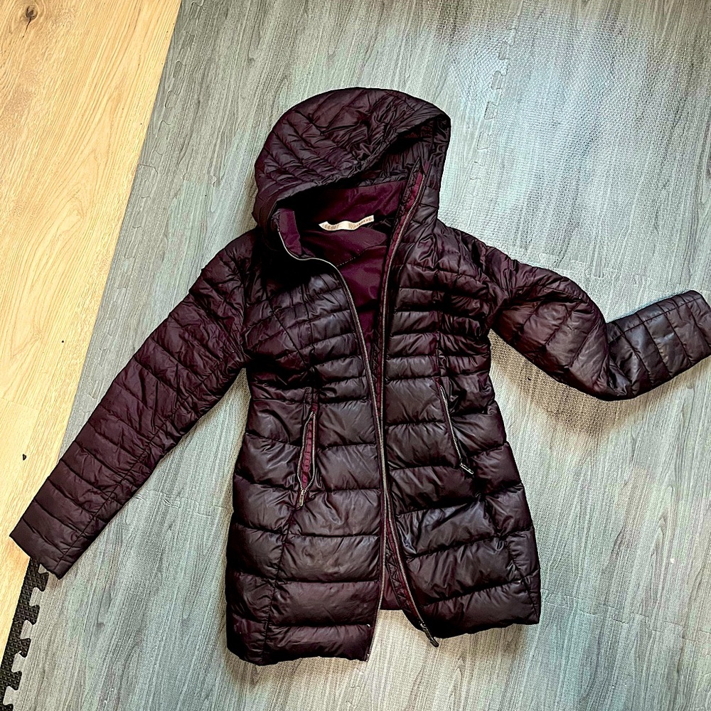 Lululemon Athletica Brave the Cold winter jacket Black Cherry